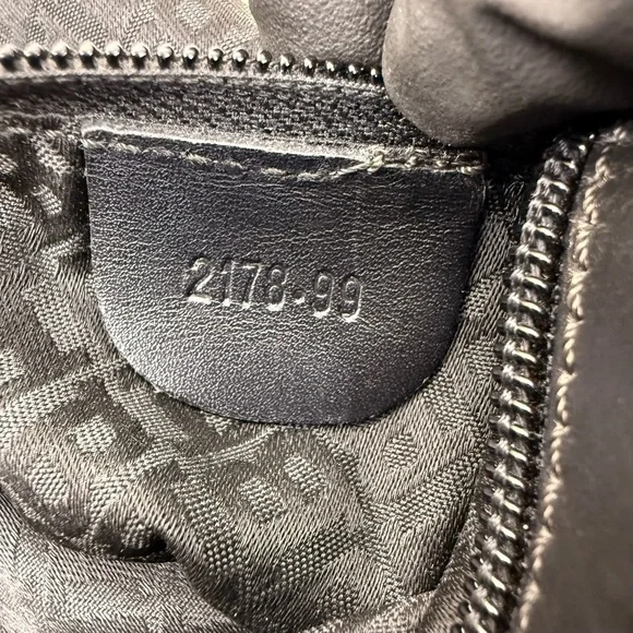 Rare Vintage BALLY Black Leather Drawstring Bucket Bag - Pristine Condition - Picture 10 of 15